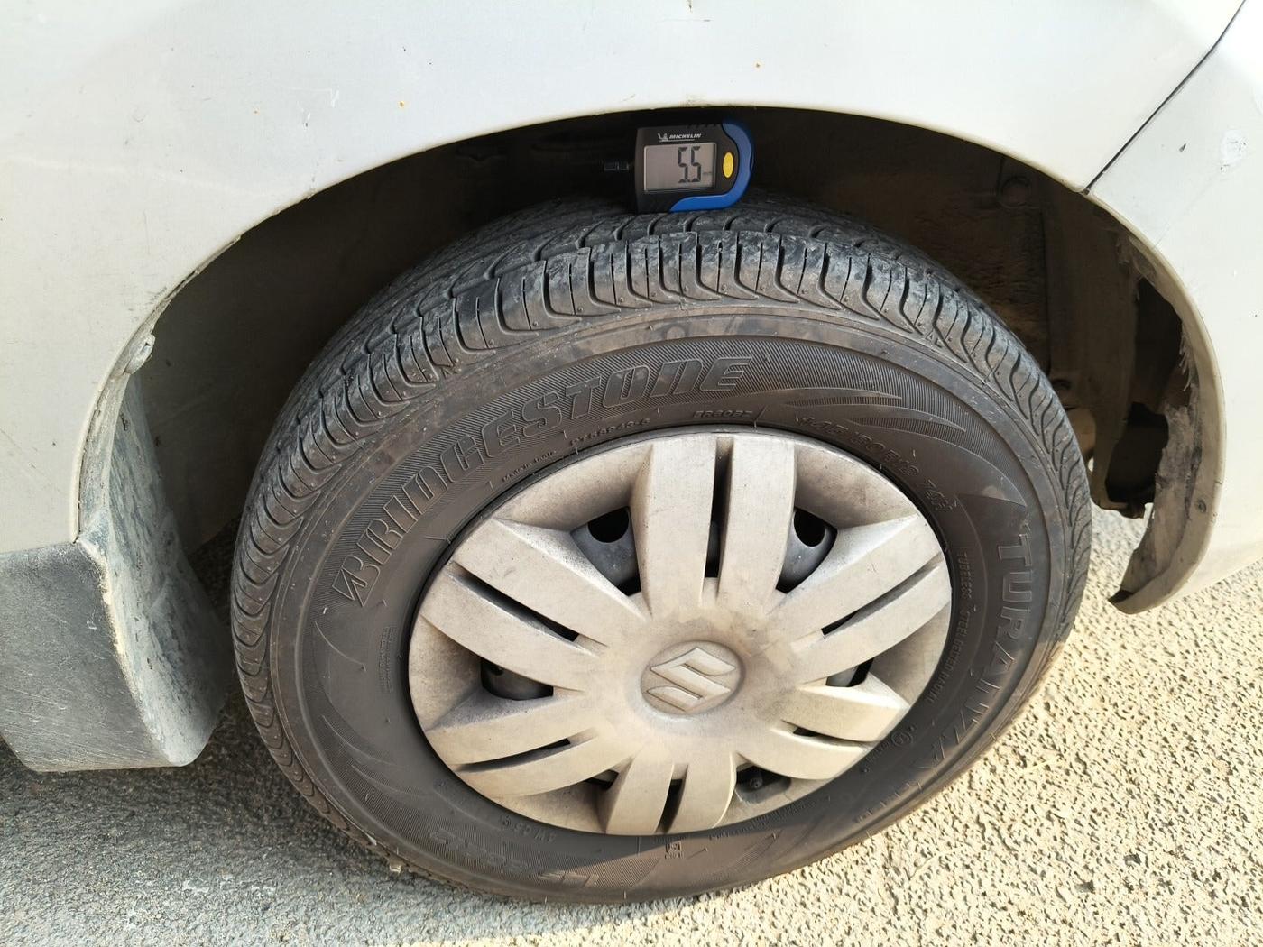 2012 Maruti Alto 800 LXI, Petrol, Manual, 47,455 km, tyre