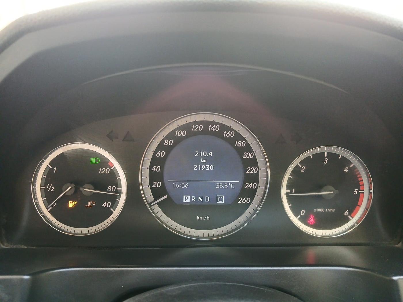 2009 Mercedes Benz C Class 220 CDI ELEGANCE AT, Diesel, Automatic, 21,930 km, interior