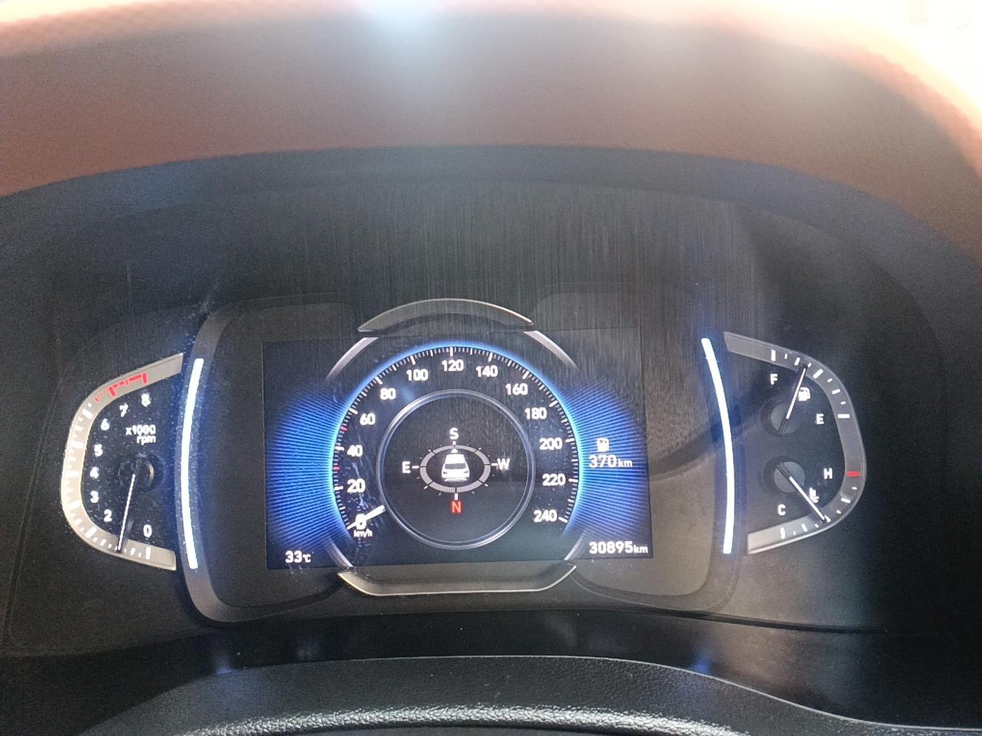 2024 Hyundai ALCAZAR Prestige 7 STR 1.5 Turbo GDi Petrol MT, Petrol, Manual, 30,895 km, interior