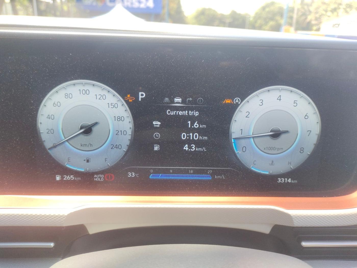 2024 Hyundai Creta SX (O) IVT 1.5 PETROL, Petrol, Automatic, 3,314 km, interior