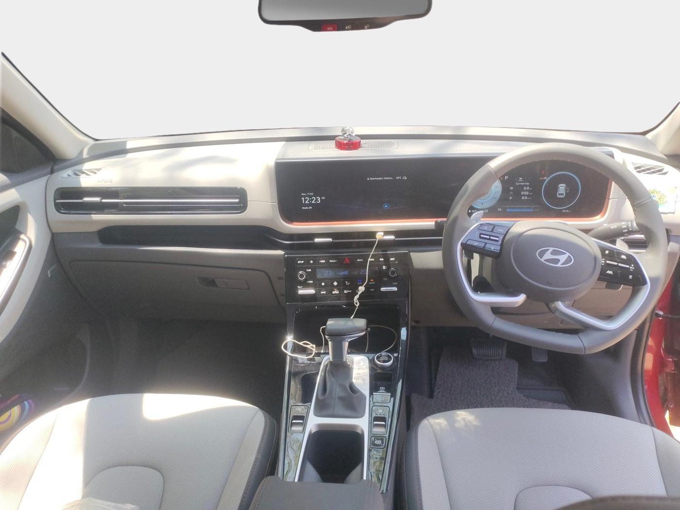 2024 Hyundai Creta SX (O) IVT 1.5 PETROL, Petrol, Automatic, 3,314 km, interior