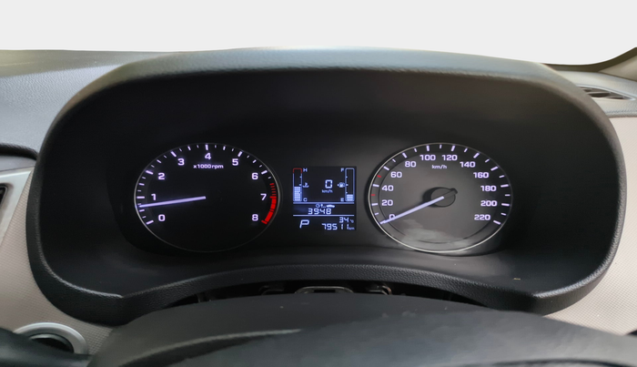 2016 Hyundai Creta SX PLUS AT 1.6 PETROL, Petrol, Automatic, 80,000 km, interior