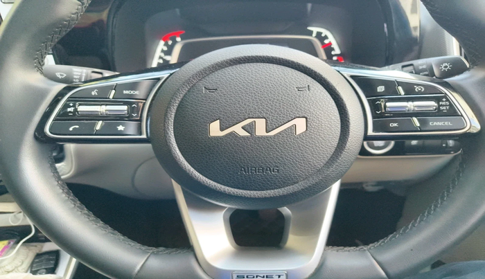 2021 KIA SONET HTX 1.0 IMT, Petrol, Manual, 25,304 km, interior