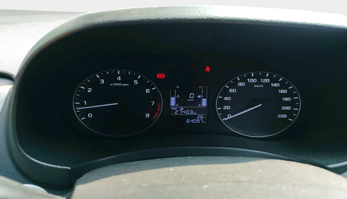 2017 Hyundai Creta SX PLUS  ANNIVERSARY EDITION 1.6 PETROL, Petrol, Manual, 64,097 km, interior