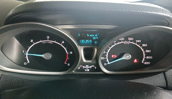 2017 Ford Ecosport TITANIUM 1.5L DIESEL, Diesel, Manual, 1,36,359 km, interior