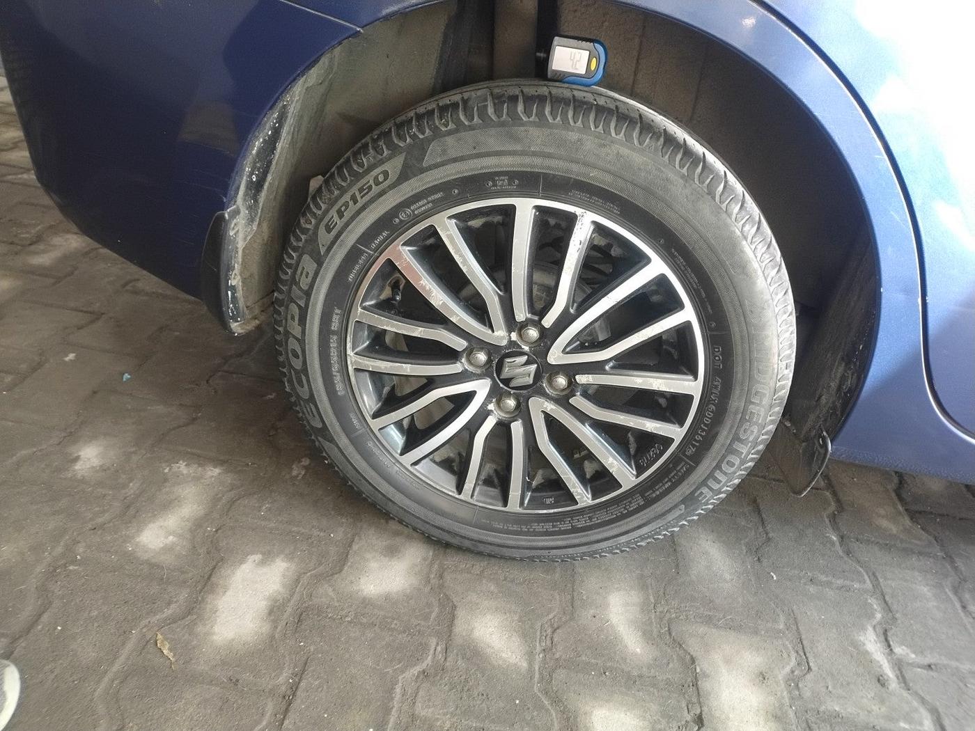 2017 Maruti Dzire ZXI PLUS AMT, Petrol, Automatic, 76,620 km, tyre