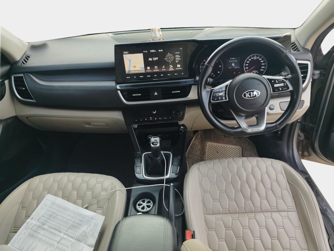 2020 KIA SELTOS HTX 1.5 DIESEL, Diesel, Manual, 1,03,512 km, interior