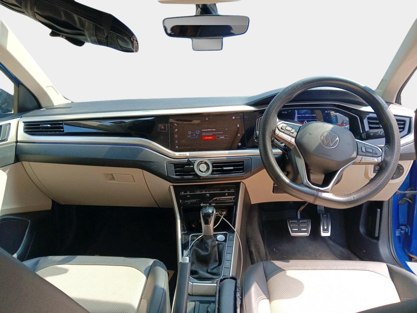 2023 Volkswagen VIRTUS TOPLINE TSI 1.0 AT, Petrol, Automatic, 33,414 km, interior