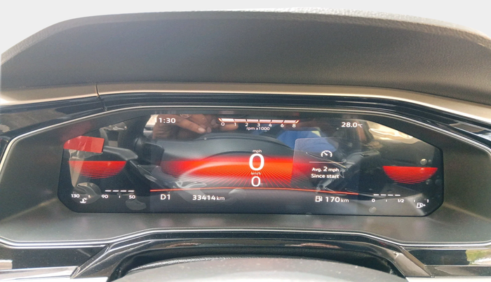 2023 Volkswagen VIRTUS TOPLINE TSI 1.0 AT, Petrol, Automatic, 33,414 km, interior