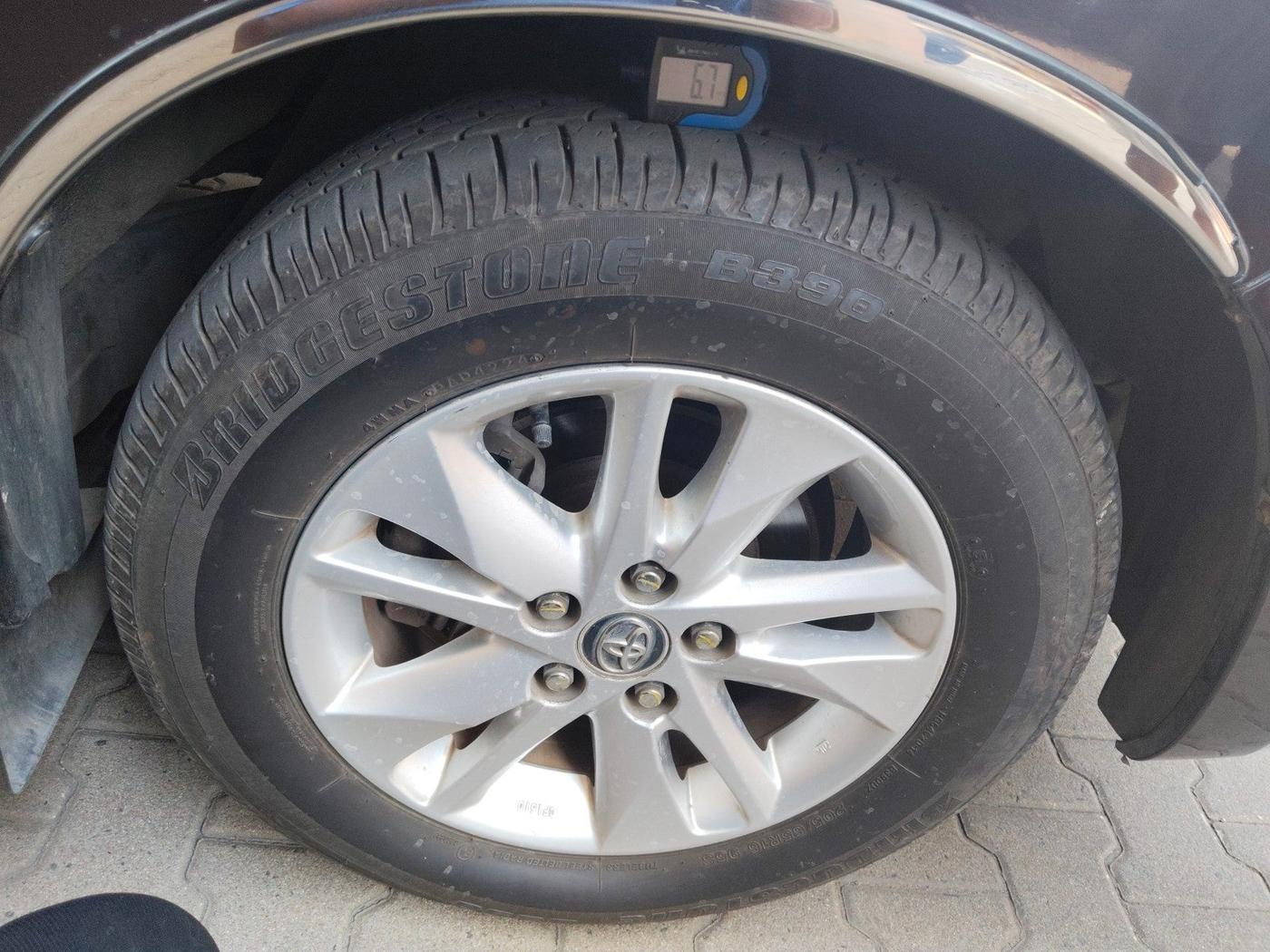 2018 Toyota Innova Crysta 2.4 VX 7 STR, Diesel, Manual, 90,279 km, tyre