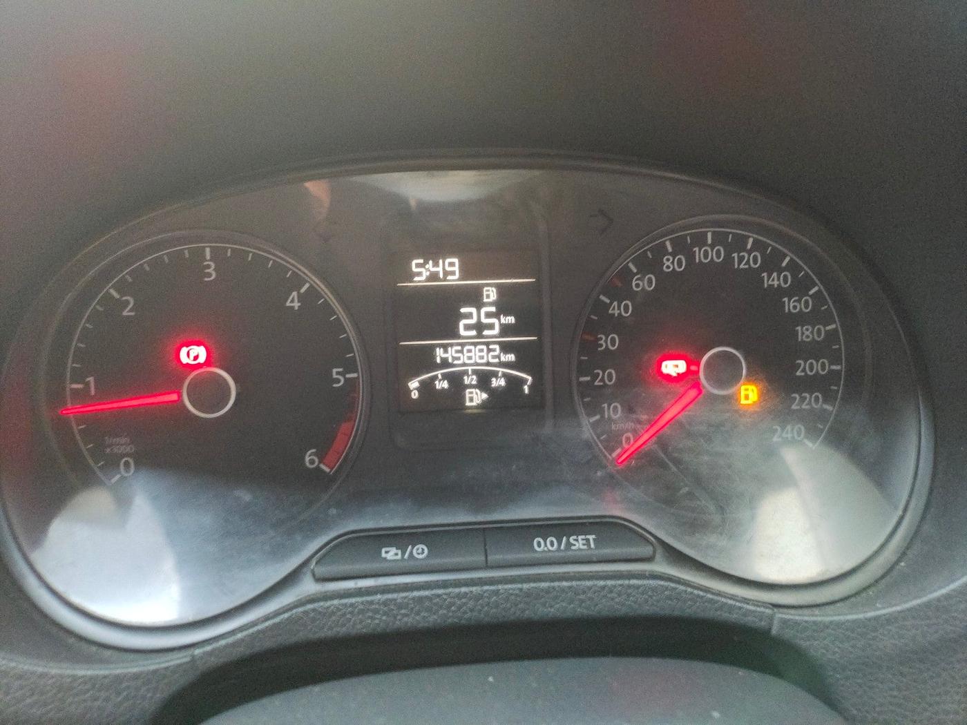 2018 Volkswagen Vento COMFORTLINE DIESEL 1.5, Diesel, Manual, 1,45,882 km, interior