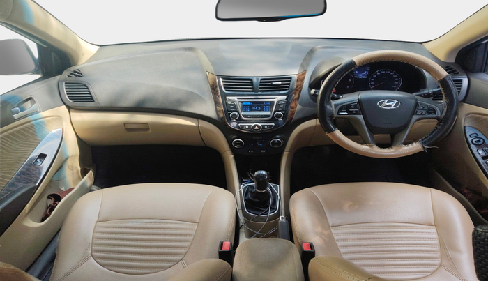 2015 Hyundai Verna FLUIDIC 1.6 CRDI S 4S, Diesel, Manual, 1,15,273 km, interior