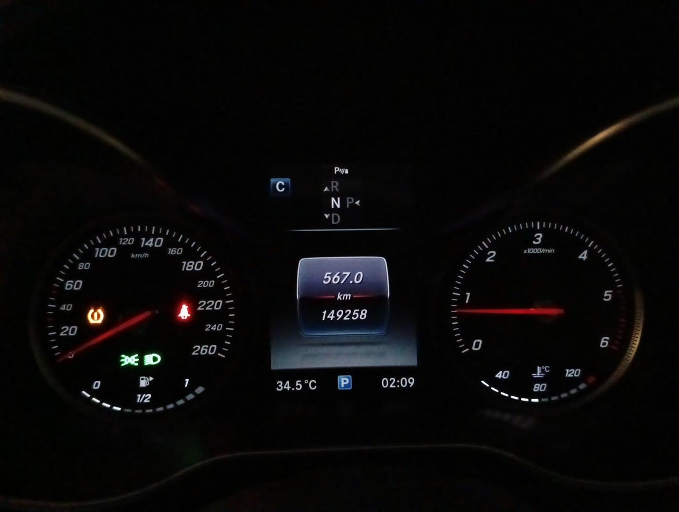 2016 Mercedes Benz C Class C 220 CDI AVANTGARDE, Diesel, Automatic, 1,49,258 km, interior