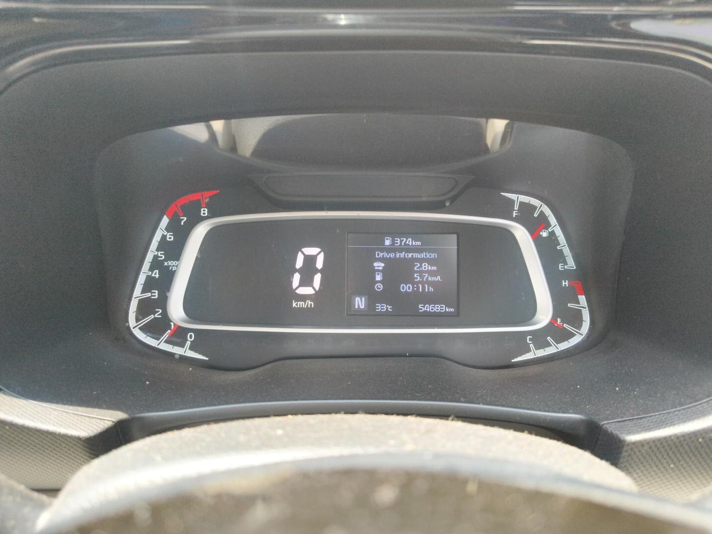 2020 KIA SONET HTX 1.0 IMT, Petrol, Manual, 54,683 km, interior