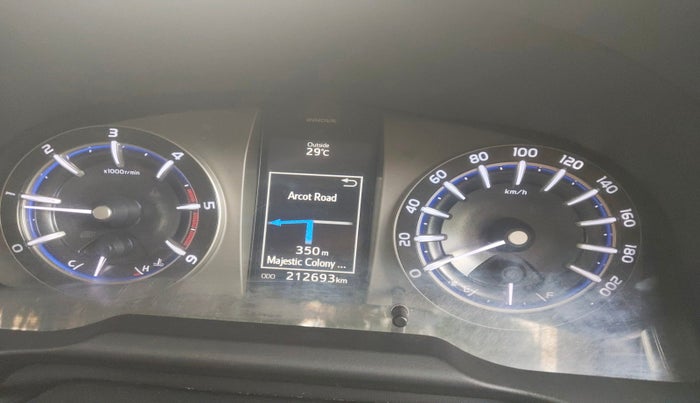 2016 Toyota Innova Crysta 2.4 ZX 7 STR, Diesel, Manual, 2,12,693 km, interior