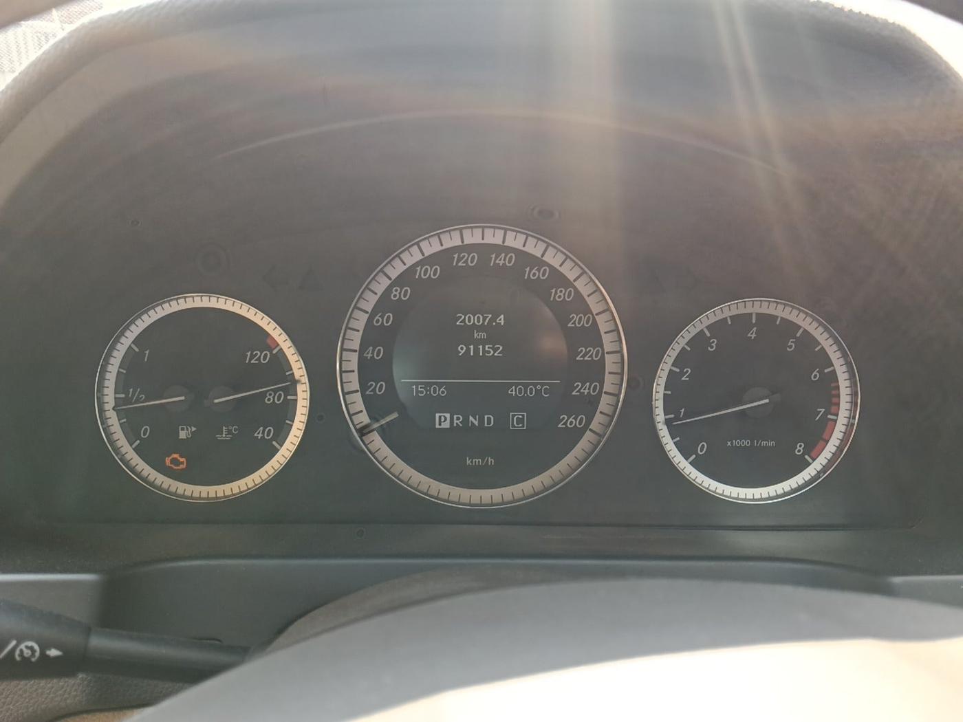 2010 Mercedes Benz C Class 200k AT Elegance, Petrol, Automatic, 91,152 km, interior