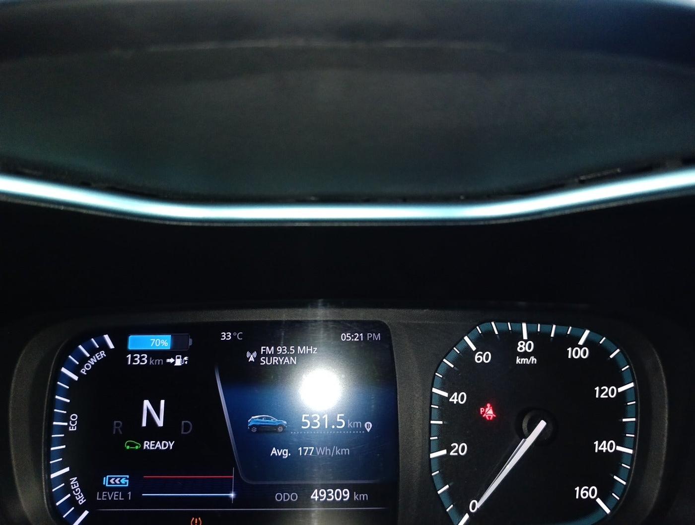 2022 Tata NEXON EV XZ PLUS, Electric, Automatic, 49,309 km, interior