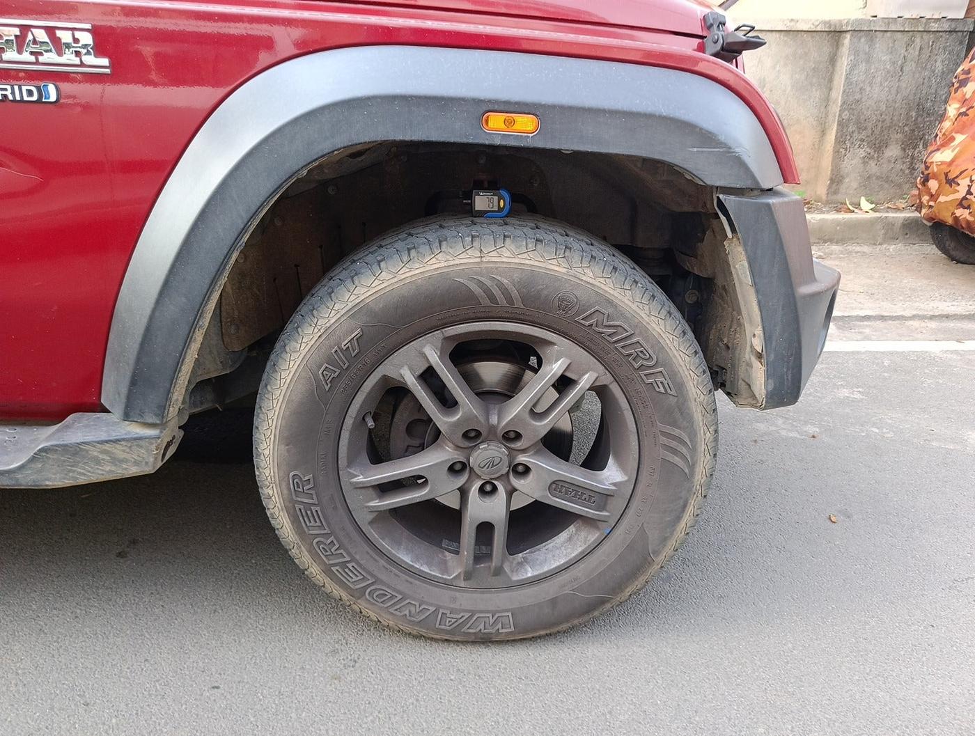2022 Mahindra Thar LX HT PETROL 4WD MT, Petrol, Manual, 33,311 km, tyre