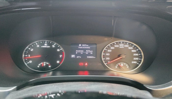 2020 KIA SELTOS HTX IVT 1.5 PETROL, Petrol, Automatic, 59,860 km, interior