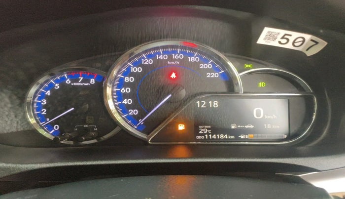 2020 Toyota YARIS G MT, Petrol, Manual, 1,14,184 km, interior