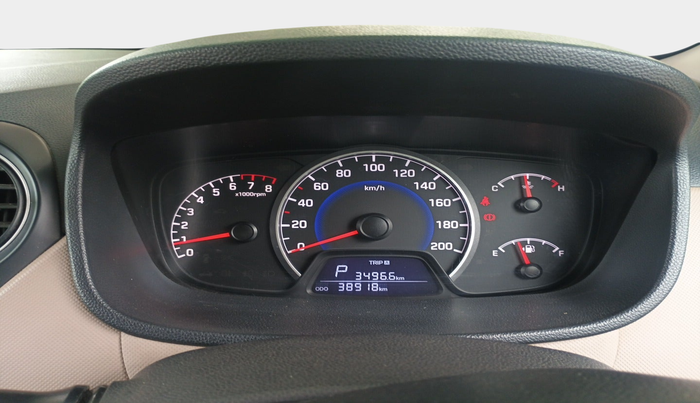 2017 Hyundai Grand i10 SPORTZ (O) AT 1.2 KAPPA VTVT, Petrol, Automatic, 38,918 km, interior