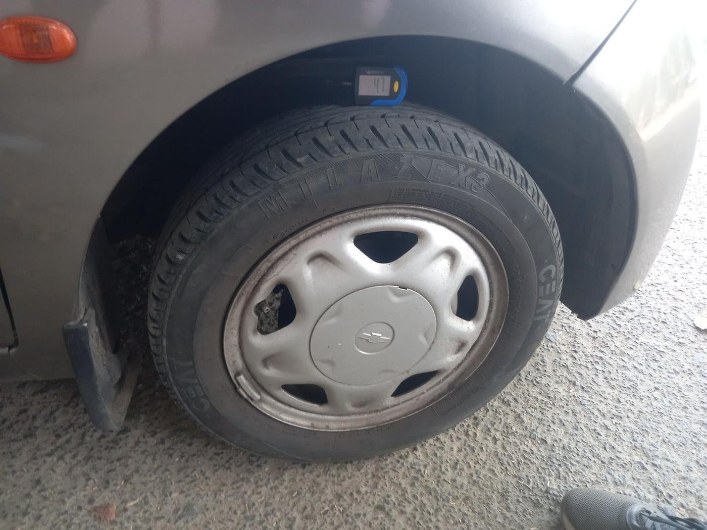 2011 Chevrolet Beat LS PETROL, Petrol, Manual, 87,176 km, tyre