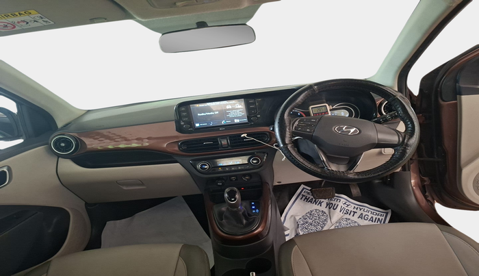 2020 Hyundai AURA SX PLUS 1.2 AMT CRDI, Diesel, Automatic, 87,866 km, interior