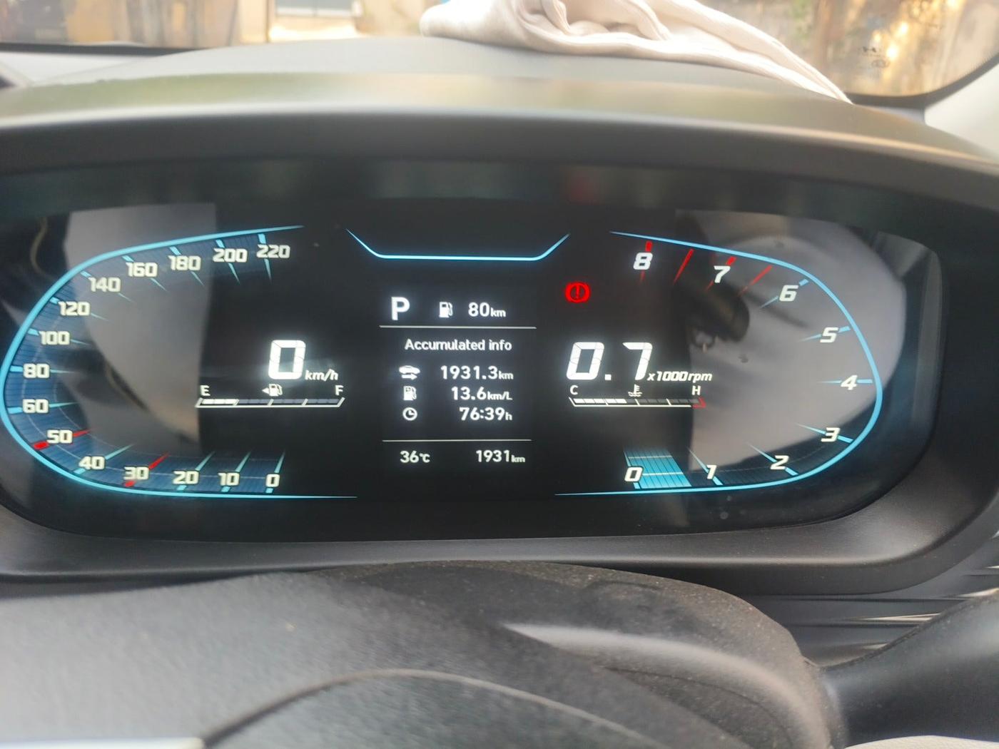 2024 Hyundai NEW I20 SPORTZ 1.2 IVT, Petrol, Automatic, 1,931 km, interior