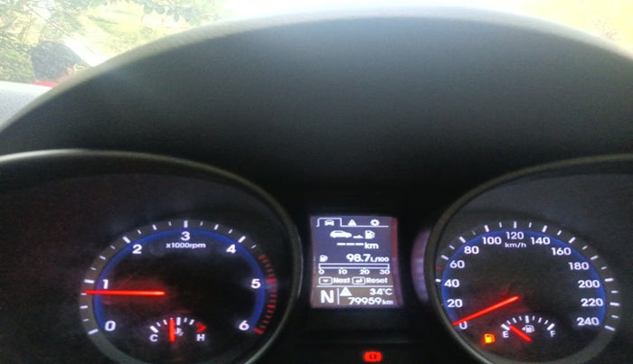 2016 Hyundai Santa Fe 2 WD AT, Diesel, Automatic, 79,959 km, interior