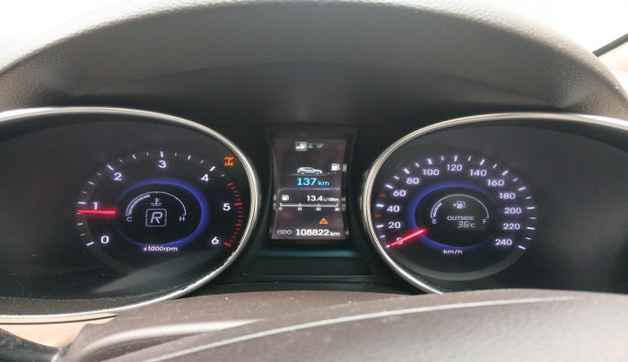 2016 Hyundai Santa Fe 4 WD AT, Diesel, Automatic, 1,08,822 km, interior
