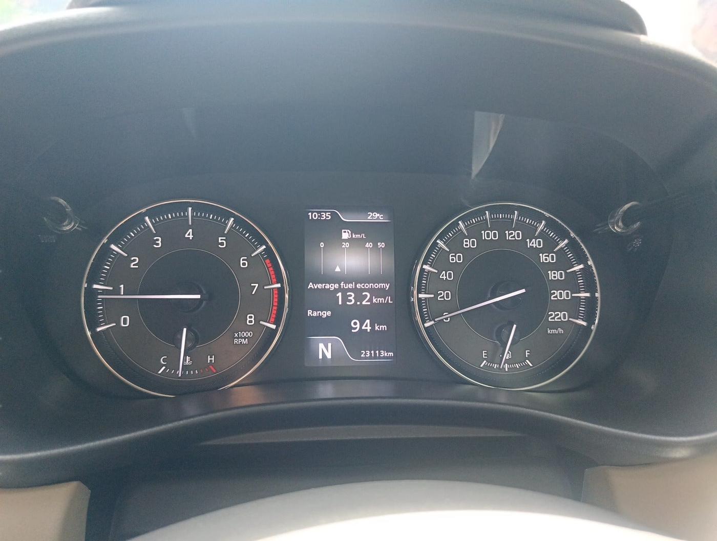 2023 Toyota Glanza V AMT, Petrol, Automatic, 23,113 km, interior