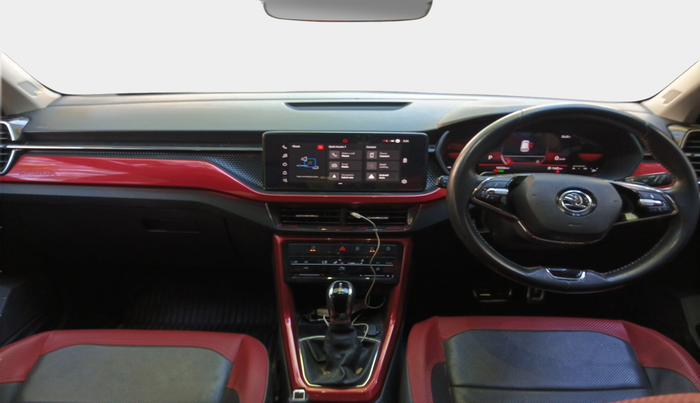 2022 Skoda KUSHAQ MONTE CARLO 1.0L TSI AT, Petrol, Automatic, 18,336 km, interior