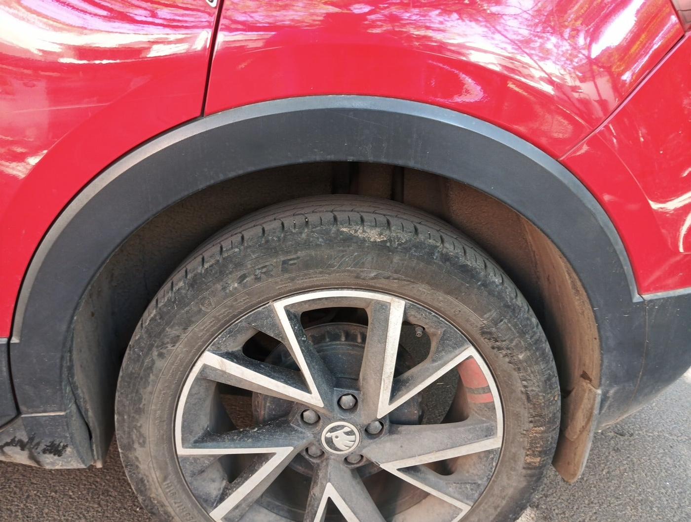 2022 Skoda KUSHAQ MONTE CARLO 1.0L TSI AT, Petrol, Automatic, 18,336 km, tyre