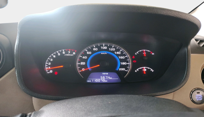 2014 Hyundai Grand i10 ASTA 1.2 KAPPA VTVT, Petrol, Manual, 1,10,070 km, interior