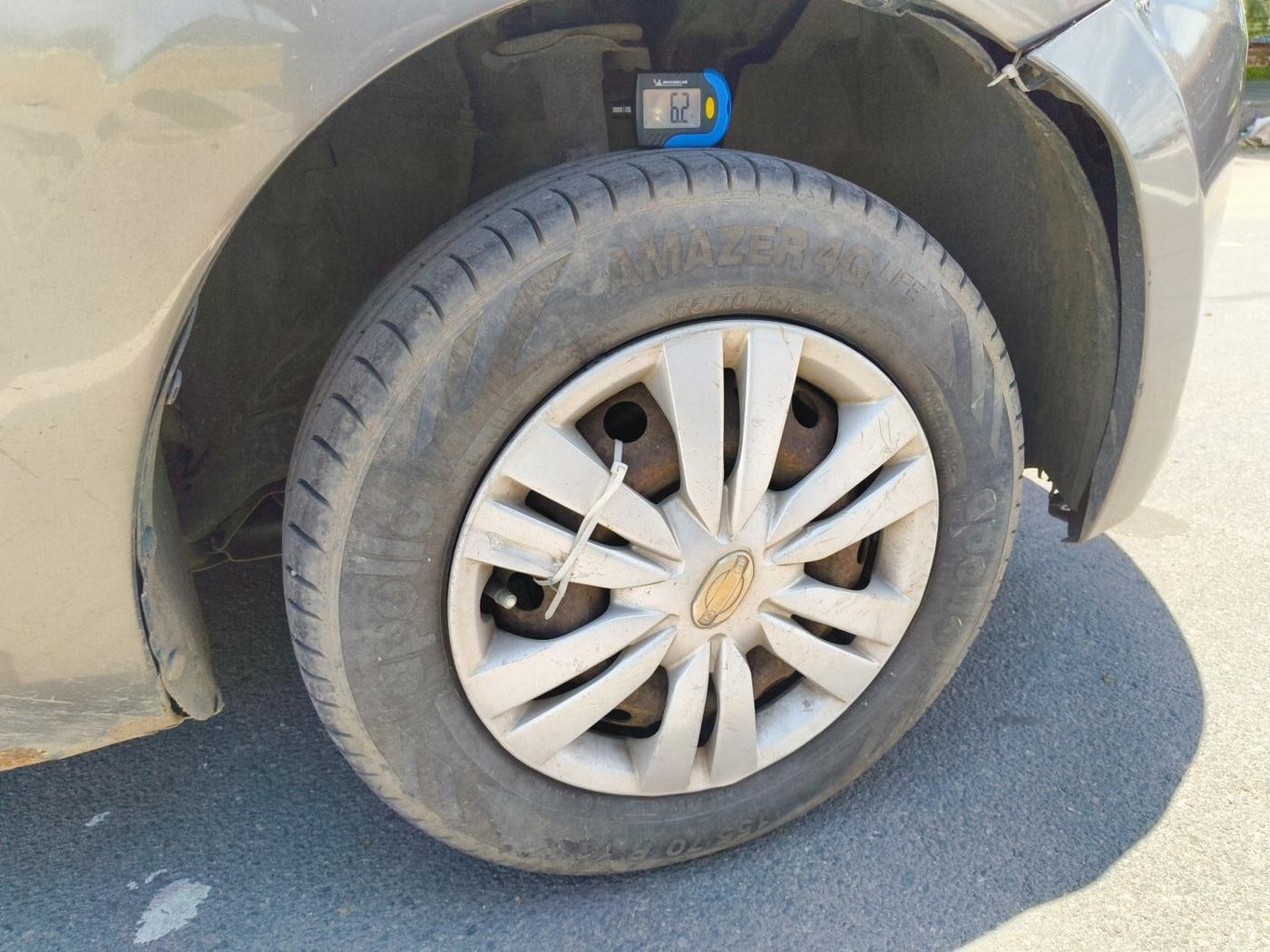 2014 Datsun Go T, Petrol, Manual, 38,387 km, tyre
