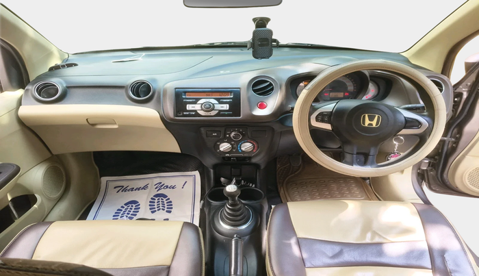 2013 Honda Brio S MT, Petrol, Manual, 1,04,587 km, interior