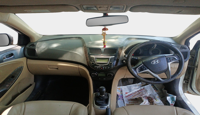 2012 Hyundai Verna FLUIDIC 1.6 CRDI SX, Diesel, Manual, 89,070 km, interior