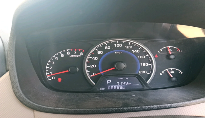 2019 Hyundai Grand i10 SPORTZ AT 1.2 KAPPA VTVT, CNG, Automatic, 68,668 km, interior