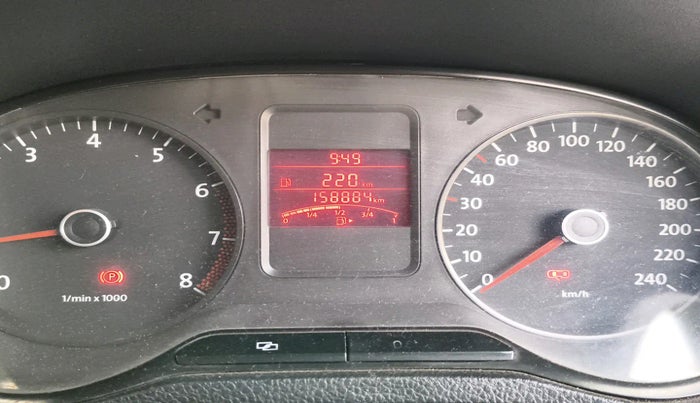 2012 Volkswagen Polo TRENDLINE 1.2L PETROL, Petrol, Manual, 1,58,884 km, interior