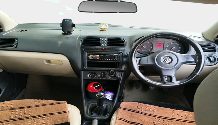 2012 Volkswagen Polo TRENDLINE 1.2L PETROL, Petrol, Manual, 1,58,884 km, interior