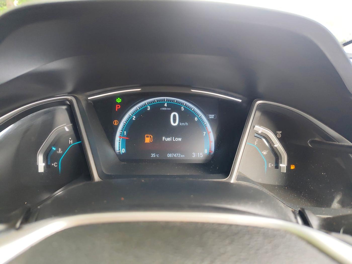 2019 Honda Civic 1.8L I-VTEC ZX CVT, Petrol, Automatic, 87,472 km, interior