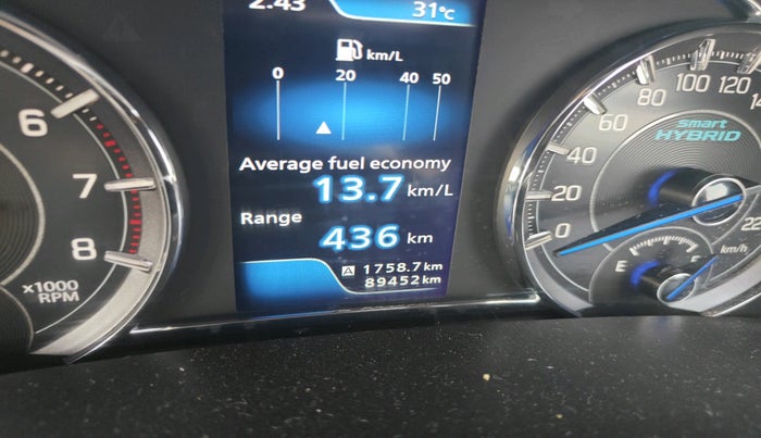 2022 Maruti Ciaz DELTA 1.5 SHVS MT PETROL, Petrol, Manual, 89,452 km, interior