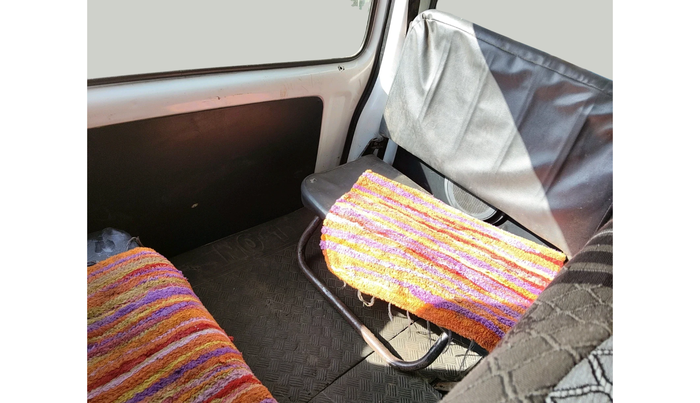 2018 Maruti Eeco 5 STR WITH A/C+HTR, Petrol, Manual, 1,37,920 km, interior