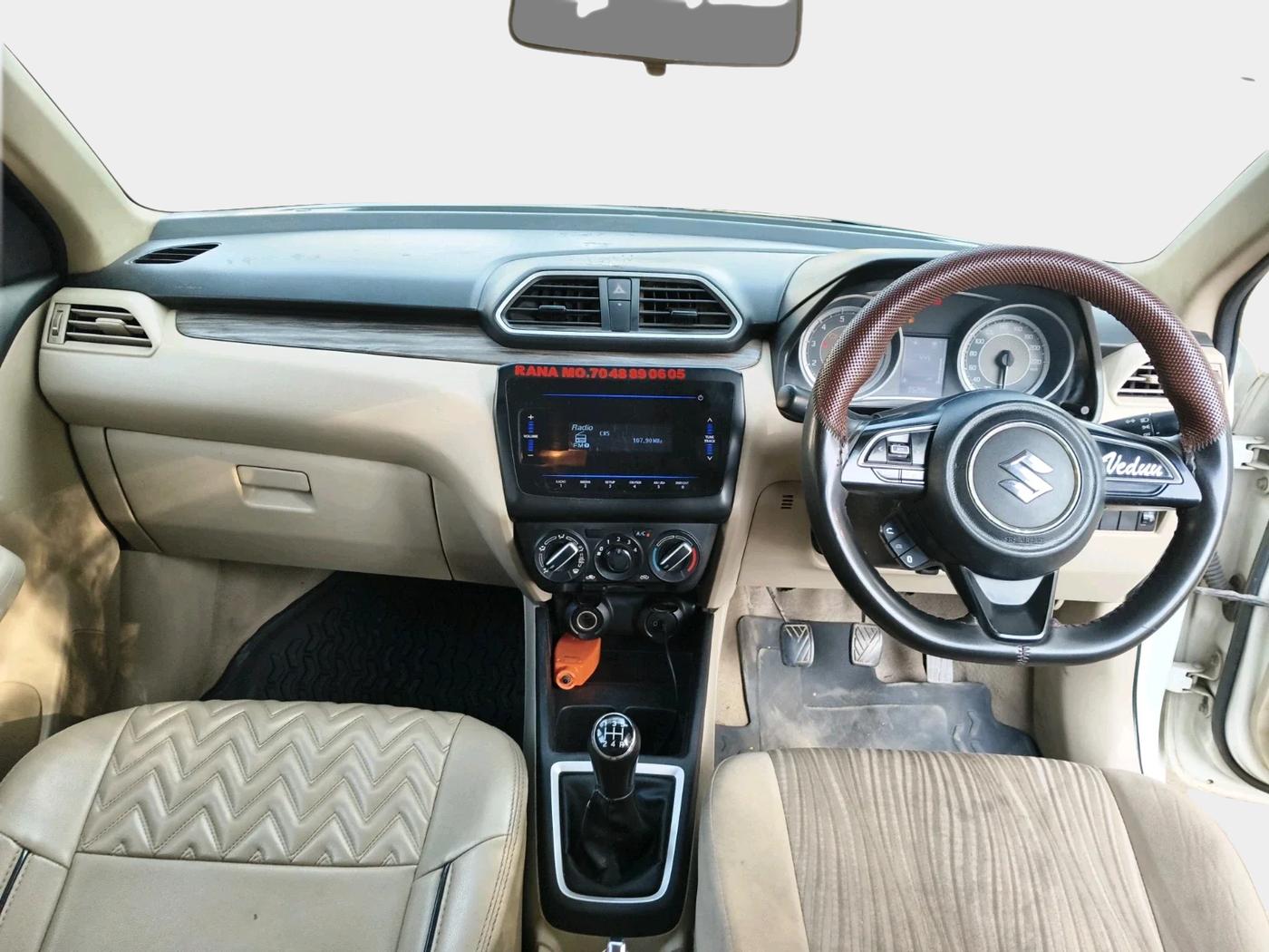 2022 Maruti Dzire VXI CNG, CNG, Manual, 95,296 km, interior