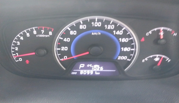 2017 Hyundai Grand i10 ASTA (O) AT 1.2 KAPPA VTVT, Petrol, Automatic, 80,991 km, interior