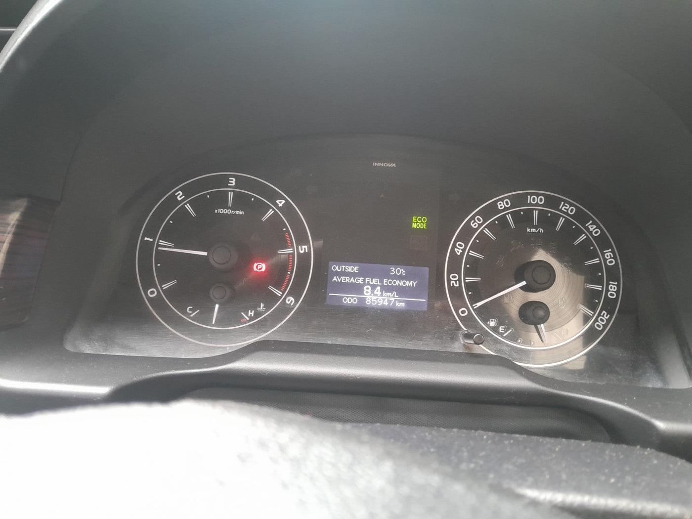 2016 Toyota Innova Crysta 2.4 G 7 STR, Diesel, Manual, 85,947 km, interior