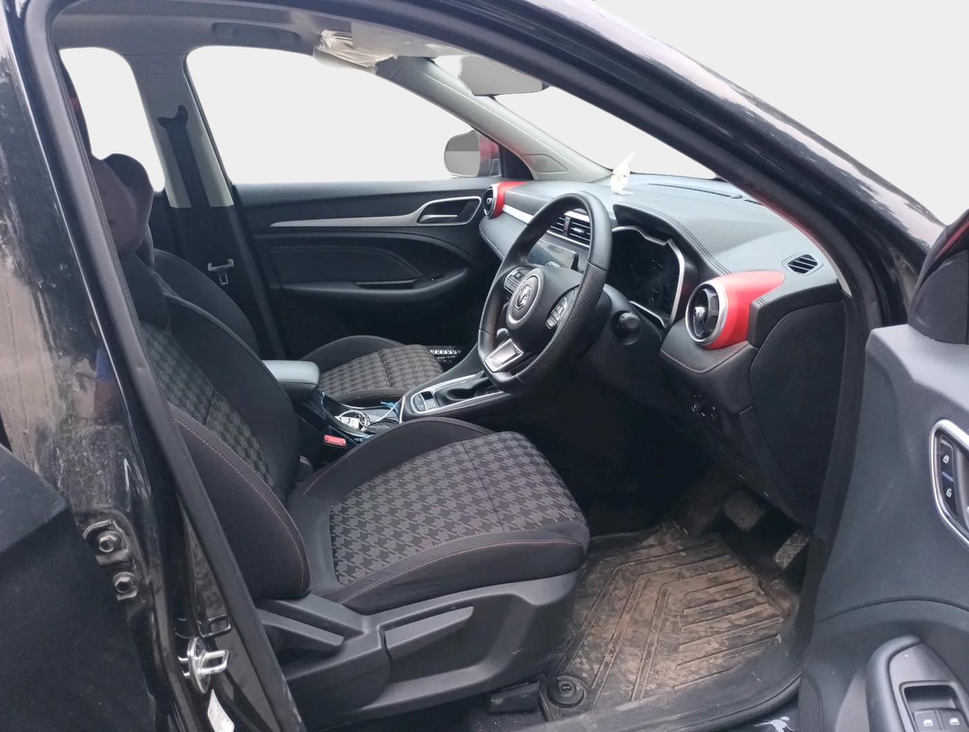 2024 MG ASTOR  SMART BLACK STORM EDITION CVT, Petrol, Automatic, 6,507 km, interior
