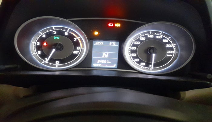 2017 Maruti Dzire ZXI PLUS AMT, Petrol, Automatic, 34,558 km, interior