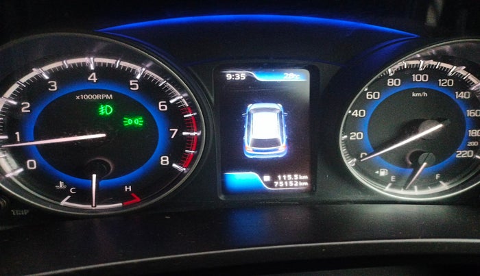 2017 Maruti Baleno ALPHA PETROL 1.2, Petrol, Manual, 75,152 km, interior