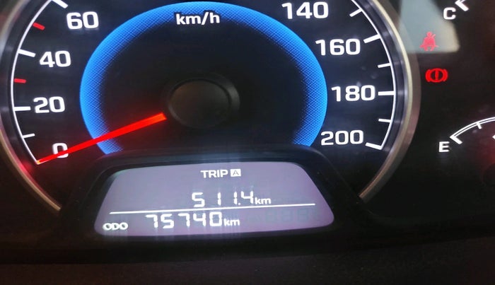 2014 Hyundai Grand i10 MAGNA 1.1 CRDI, Diesel, Manual, 75,740 km, interior